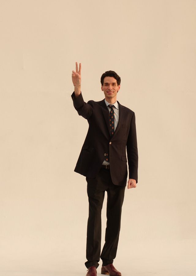 Matthew Chase Levy on a rooftop